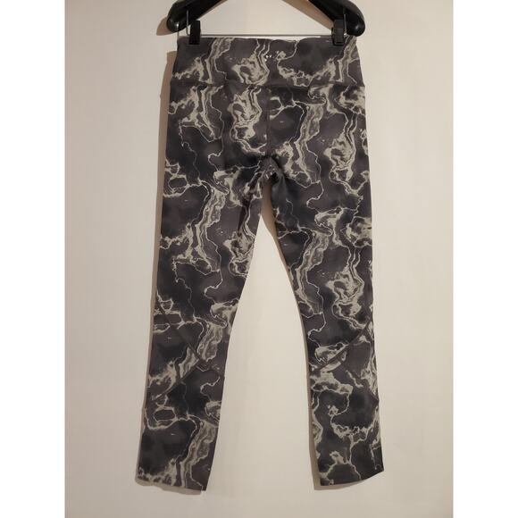Varley Bedford Marble 7/8 Leggings Womens Size M High Rise Active Pockets Gray - Picture 2 of 9